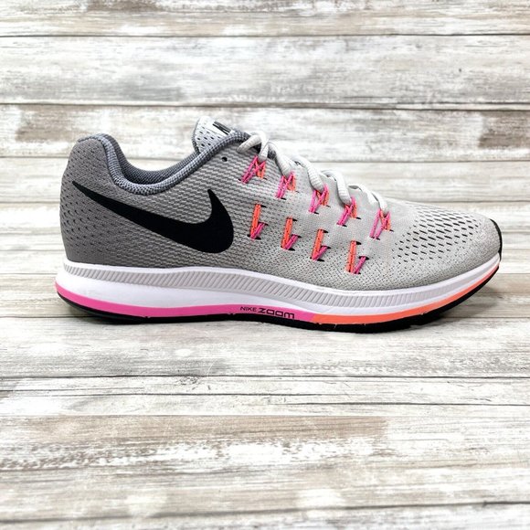 Nike Shoes - Nike Air Zoom Pegasus 33 Womens Size 9.5 Gray Running Shoes Sneakers 831356-006